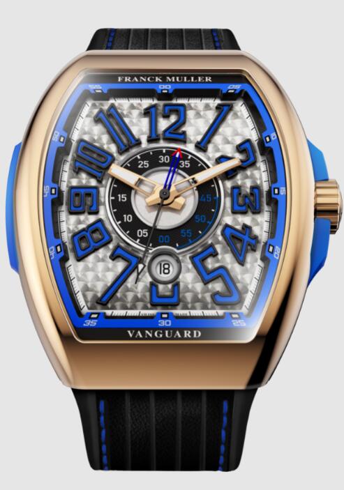 Best FRANCK MULLER Vanguard Colorado Grand V 45 SC DT RCG 1000 COLORADO (BL) Replica Watch